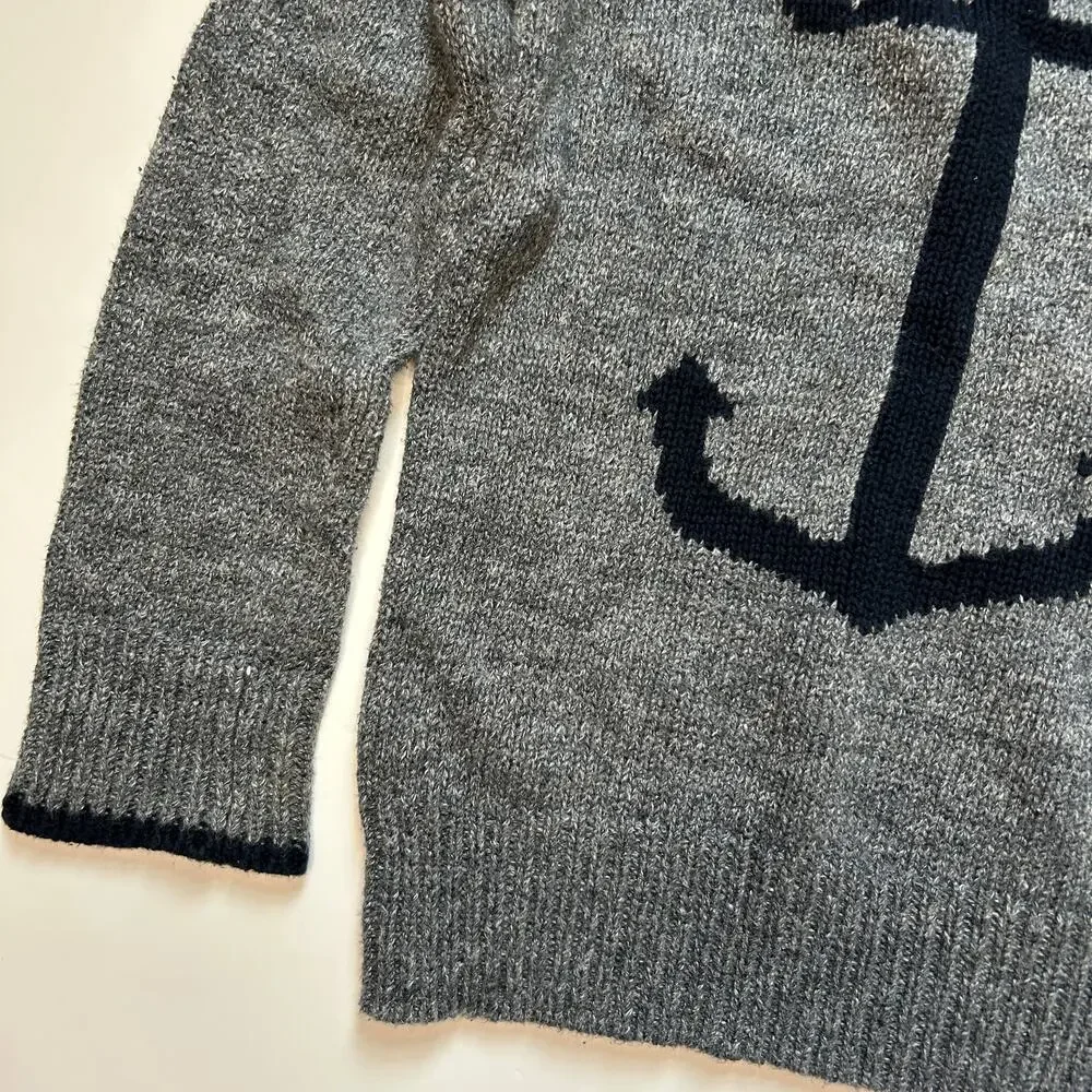 Crewcuts Grey Anchor Sweater 4-5Y